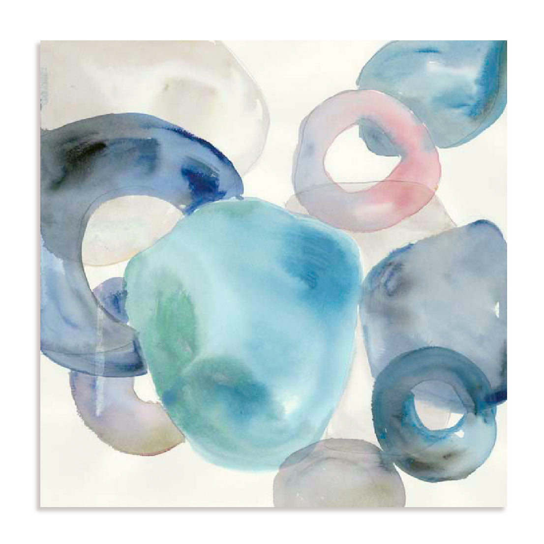 Blue Rings I Wall Art