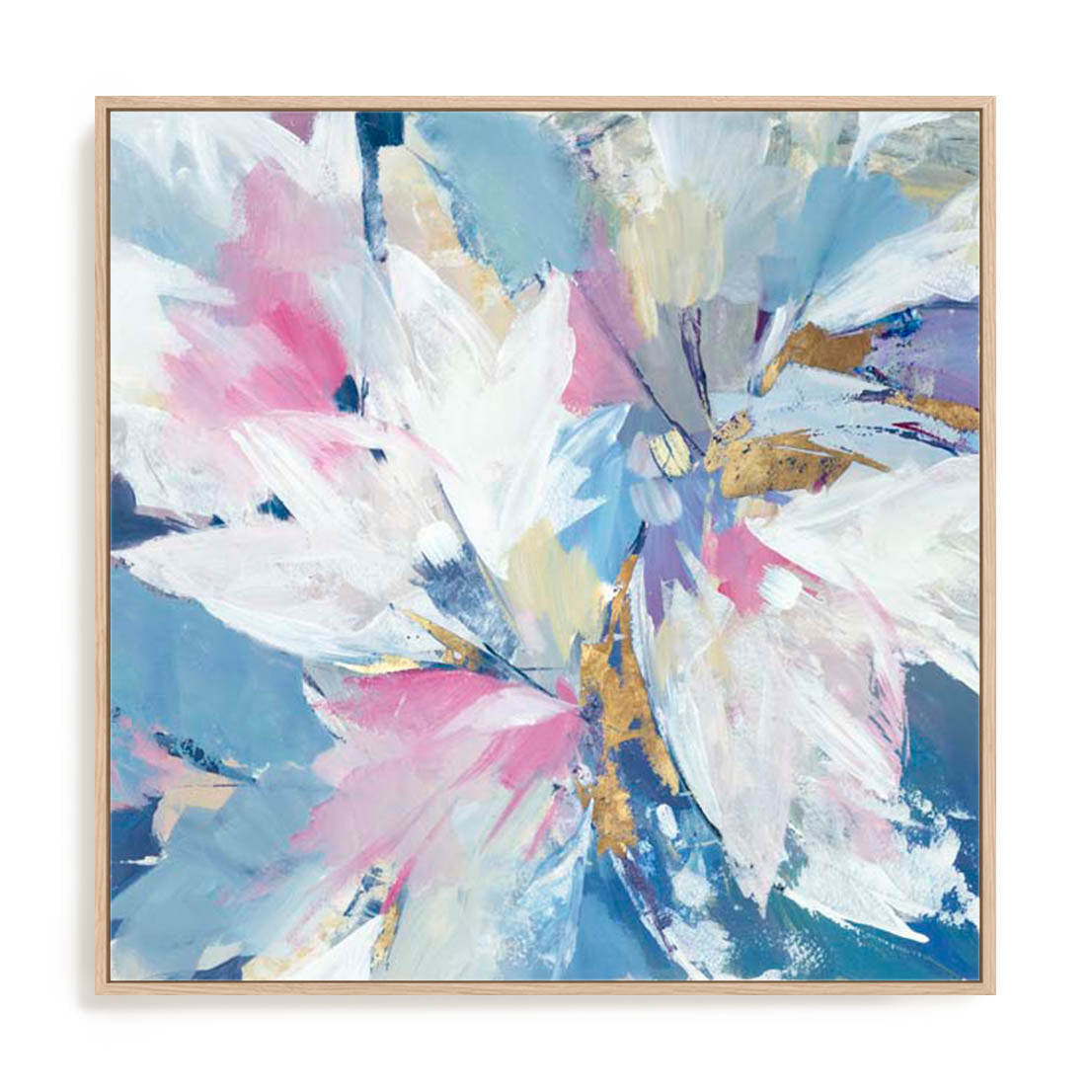 Pink Pastel Floral Wall Art