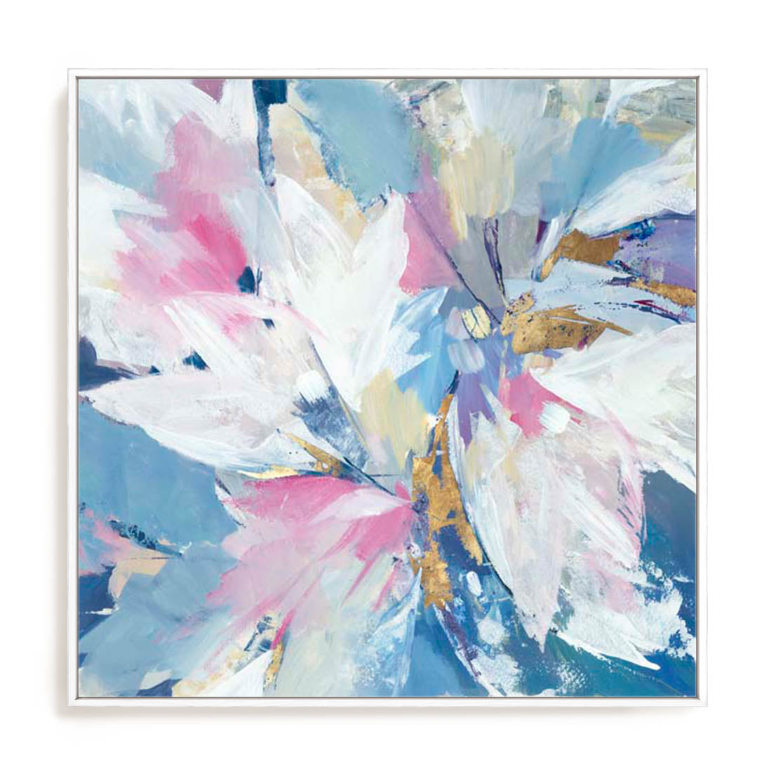 Pink Pastel Floral Wall Art