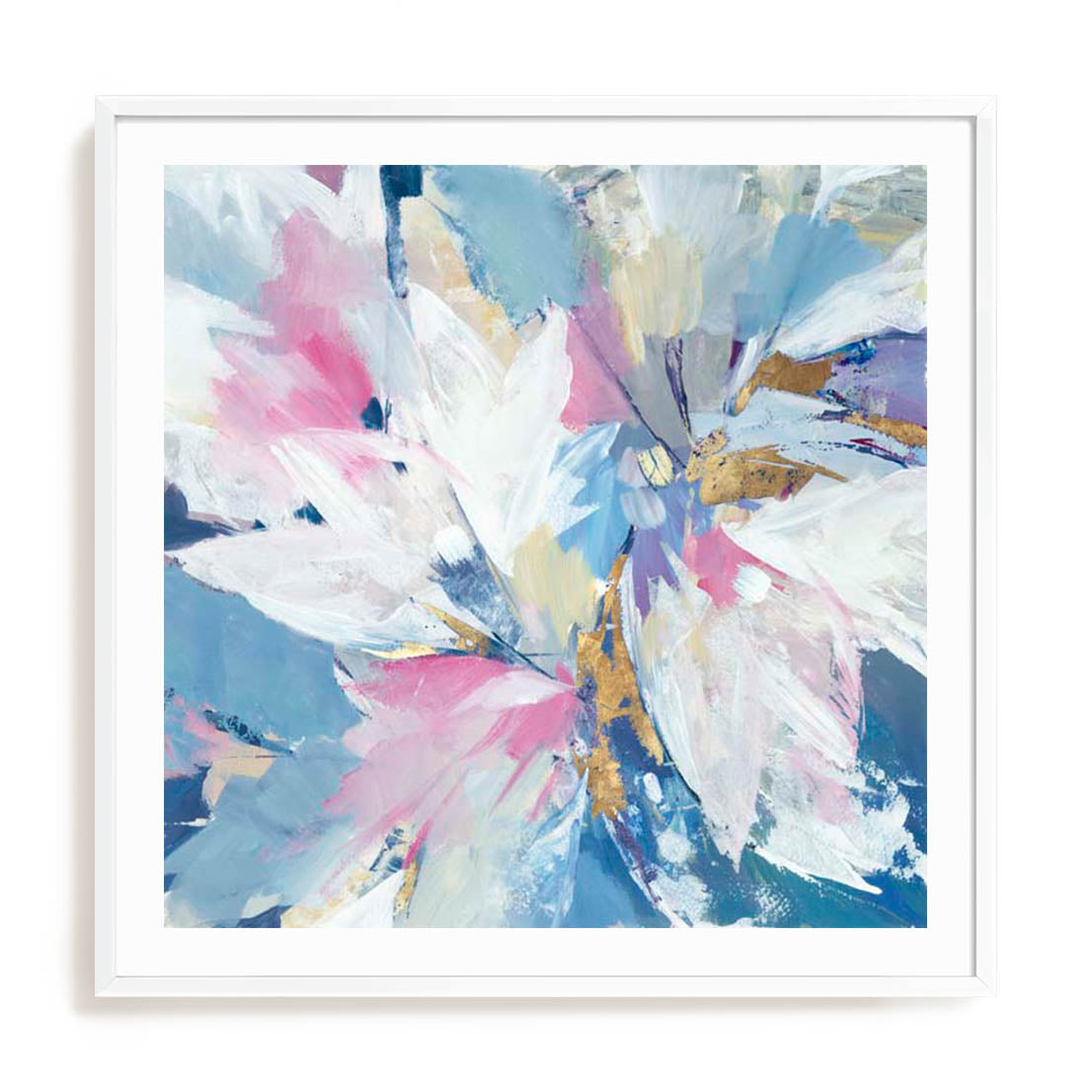 Pink Pastel Floral Wall Art