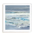 Tidal Impressions Wall Art #oran_white-white-border