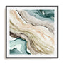 Wall Art Print Poster In Black Frame - Timeless Swirls Abstract Art