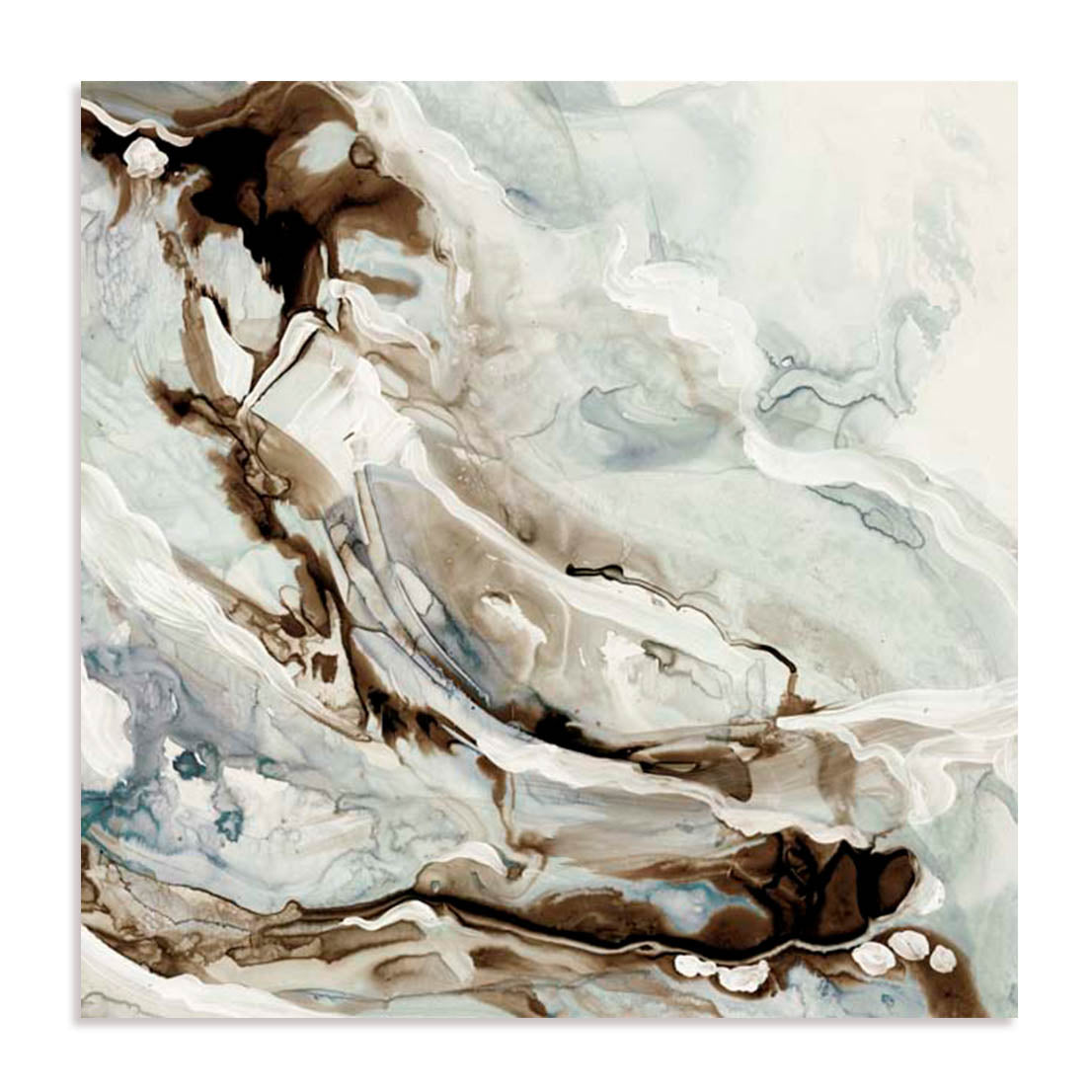 Unframed Stretched Canvas Or Print Only - Veins Of Elegance Abstract Art