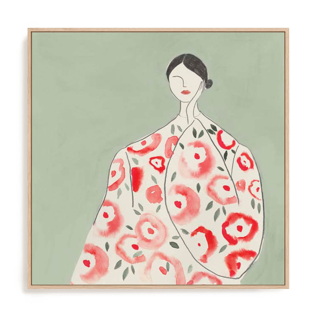 Floral Woman I Wall Art