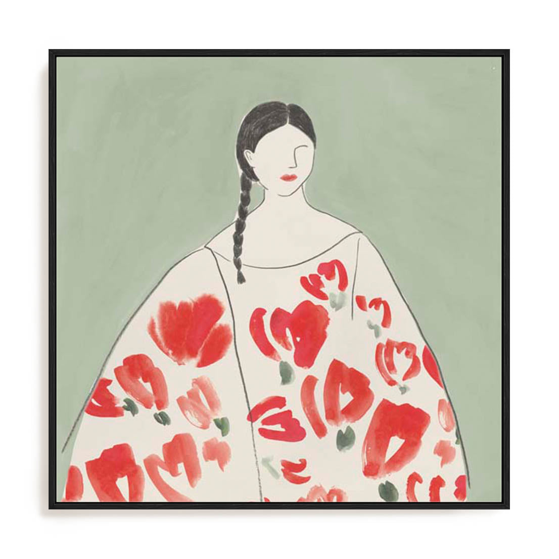 Floral Woman II Wall Art
