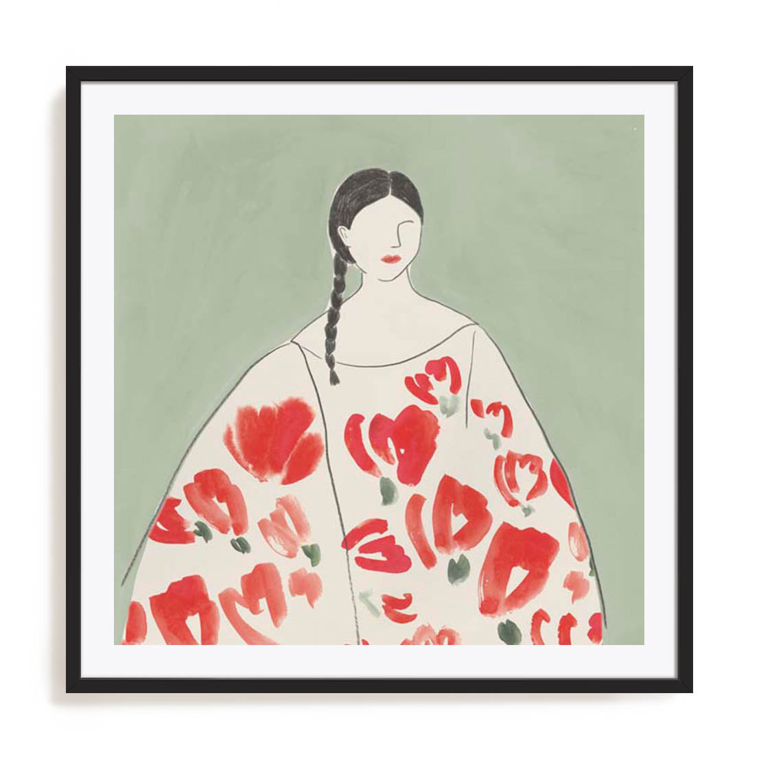 Floral Woman II Wall Art
