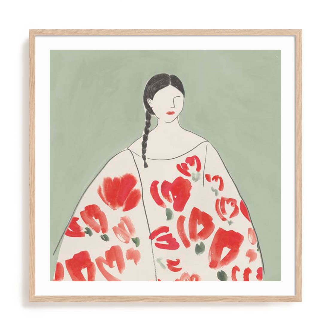 Floral Woman II Wall Art