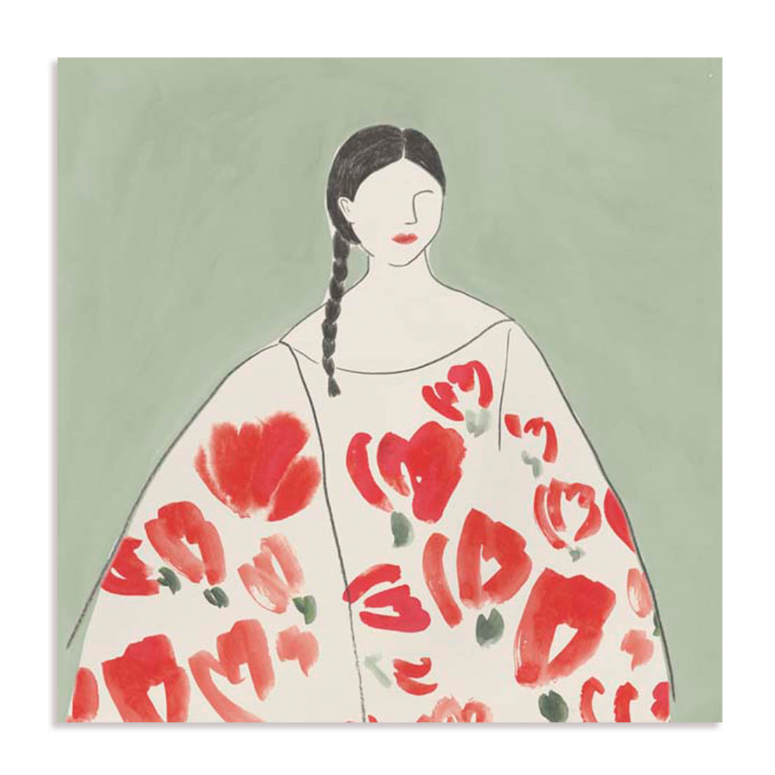 Floral Woman II Wall Art