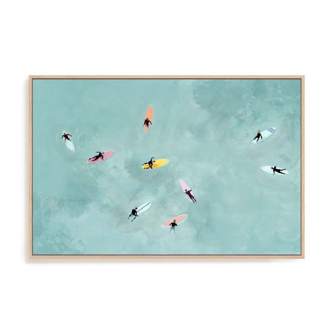 Floating On Waves Wall Art