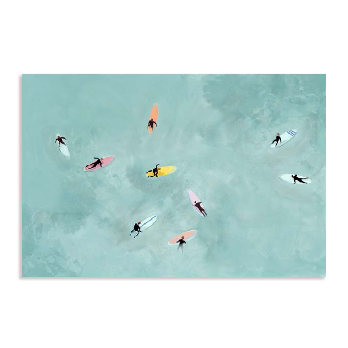 Floating On Waves Wall Art