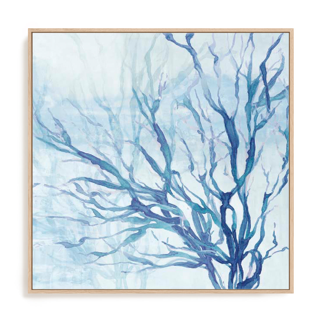 Blue Coral Life Wall Art