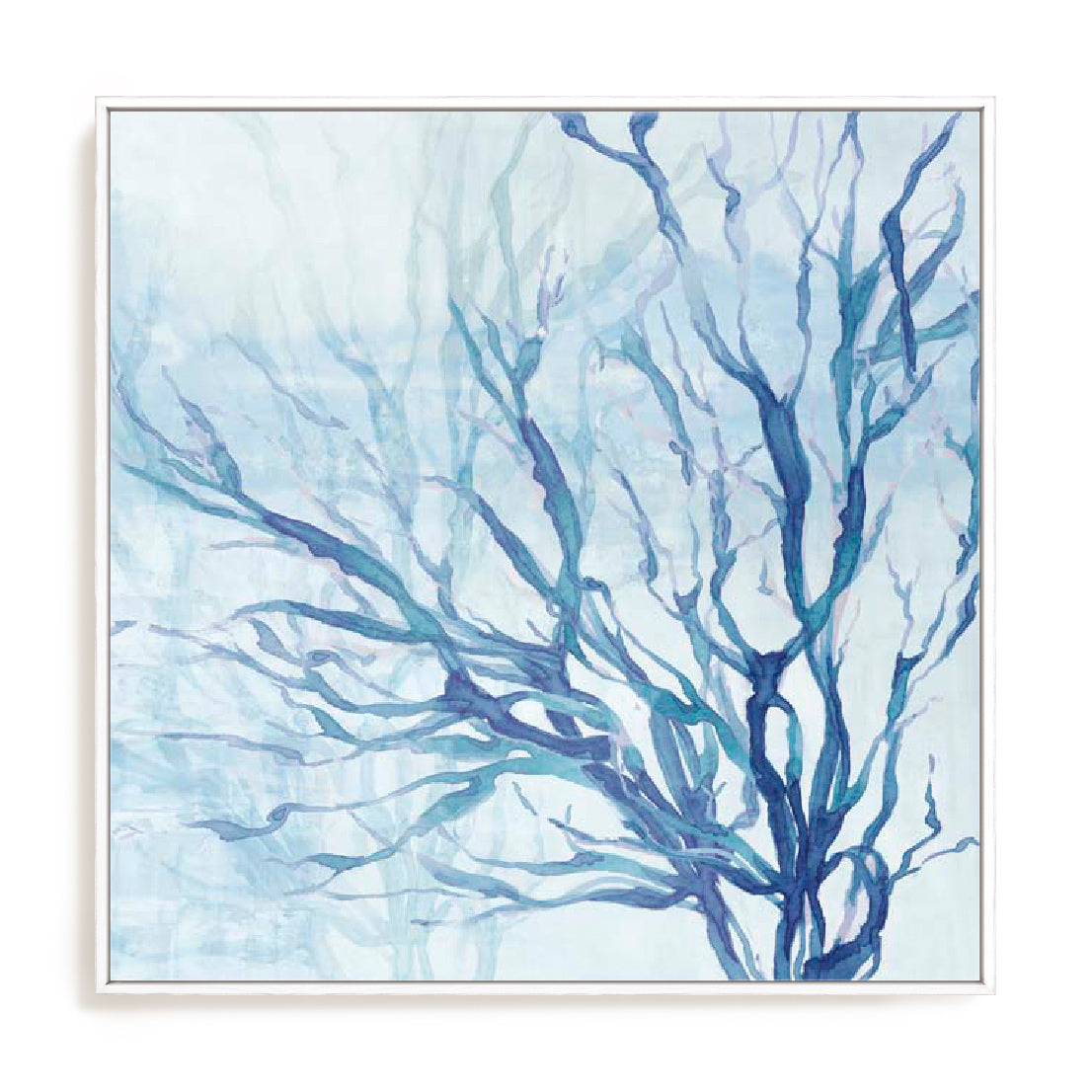 Blue Coral Life Wall Art