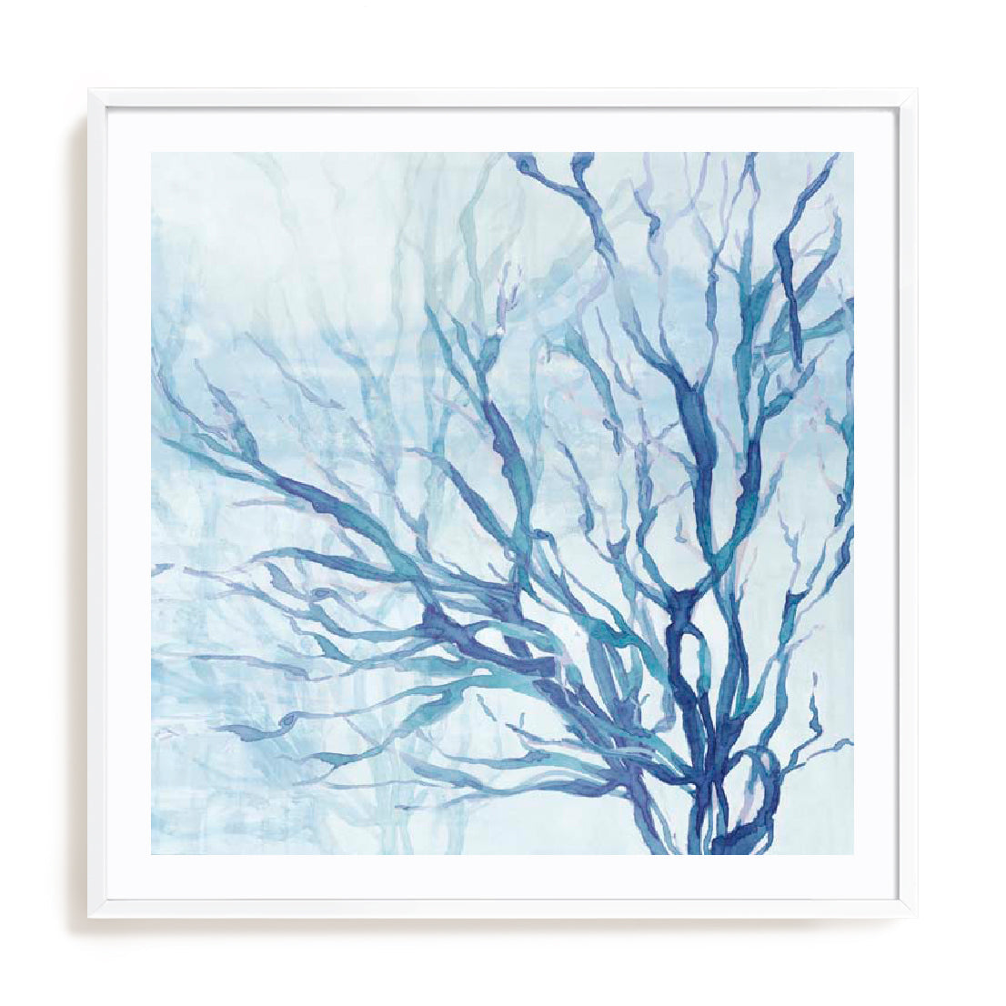Blue Coral Life Wall Art