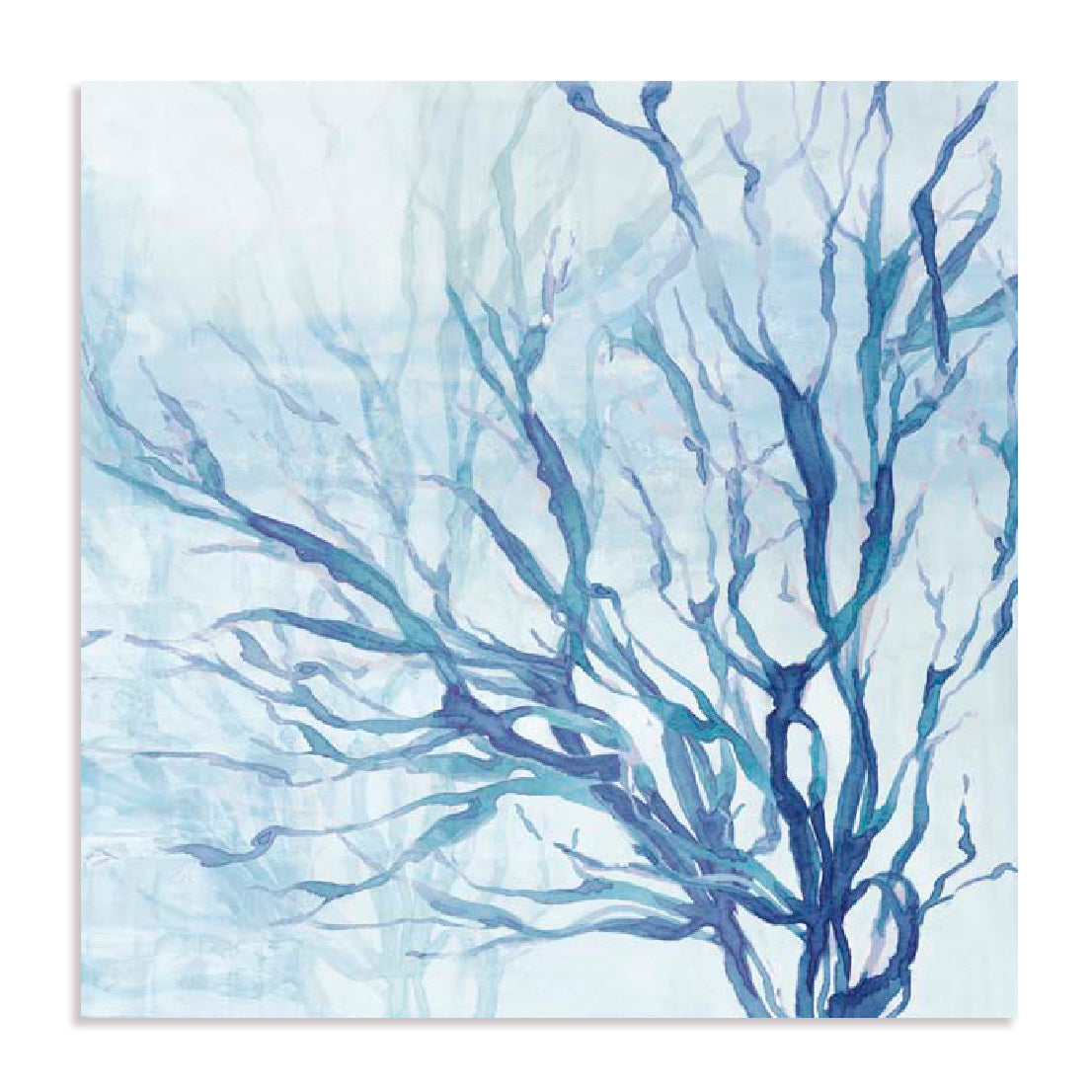 Blue Coral Life Wall Art