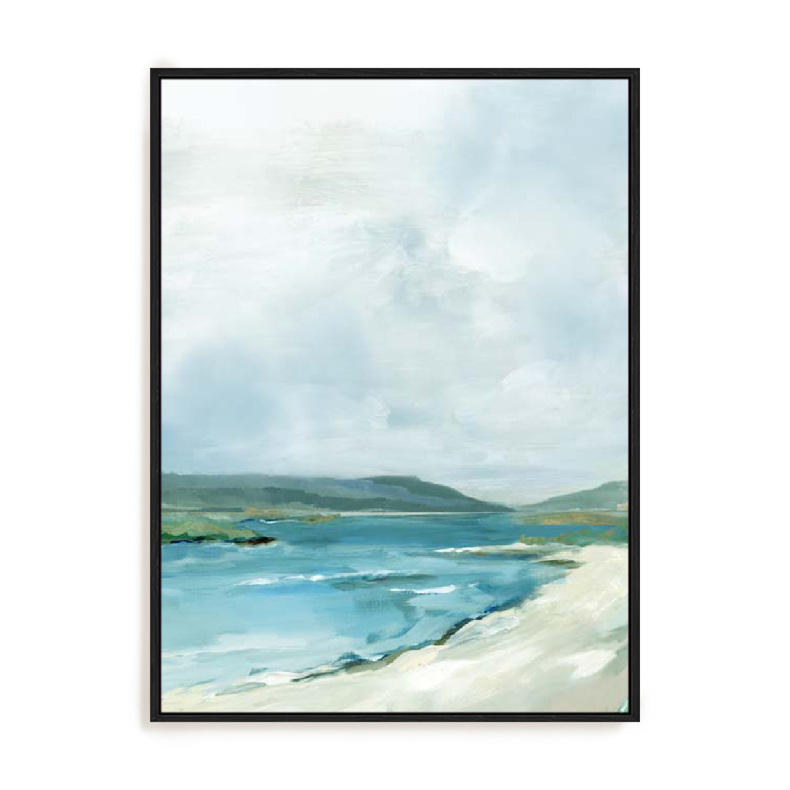 Blue Coastal Beauty Wall Art