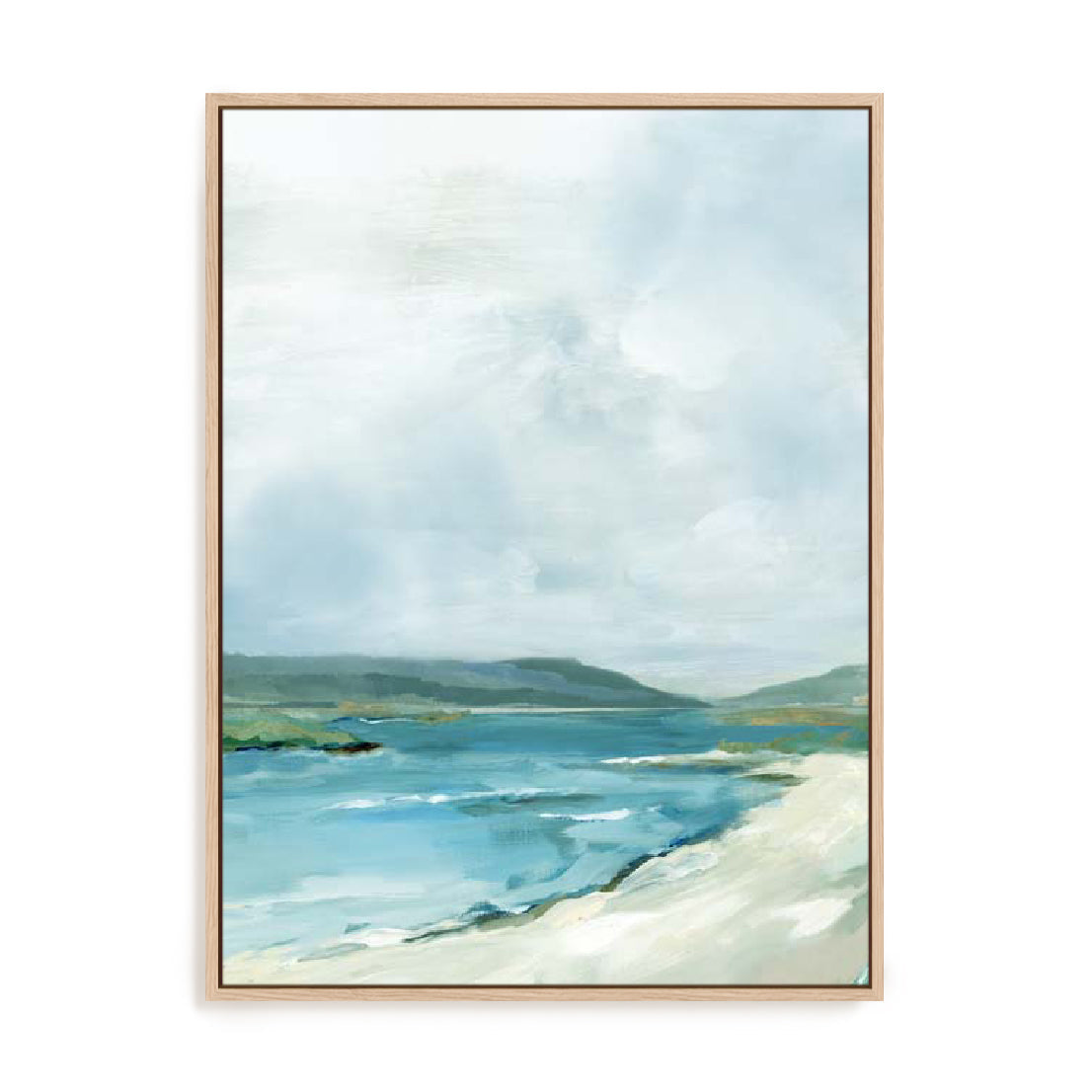 Blue Coastal Beauty Wall Art