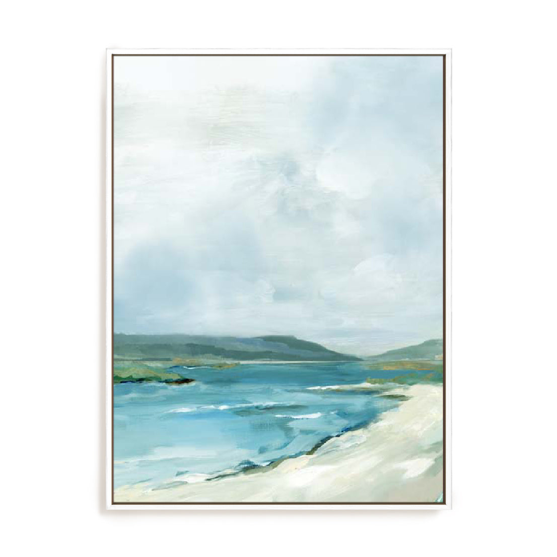 Blue Coastal Beauty Wall Art