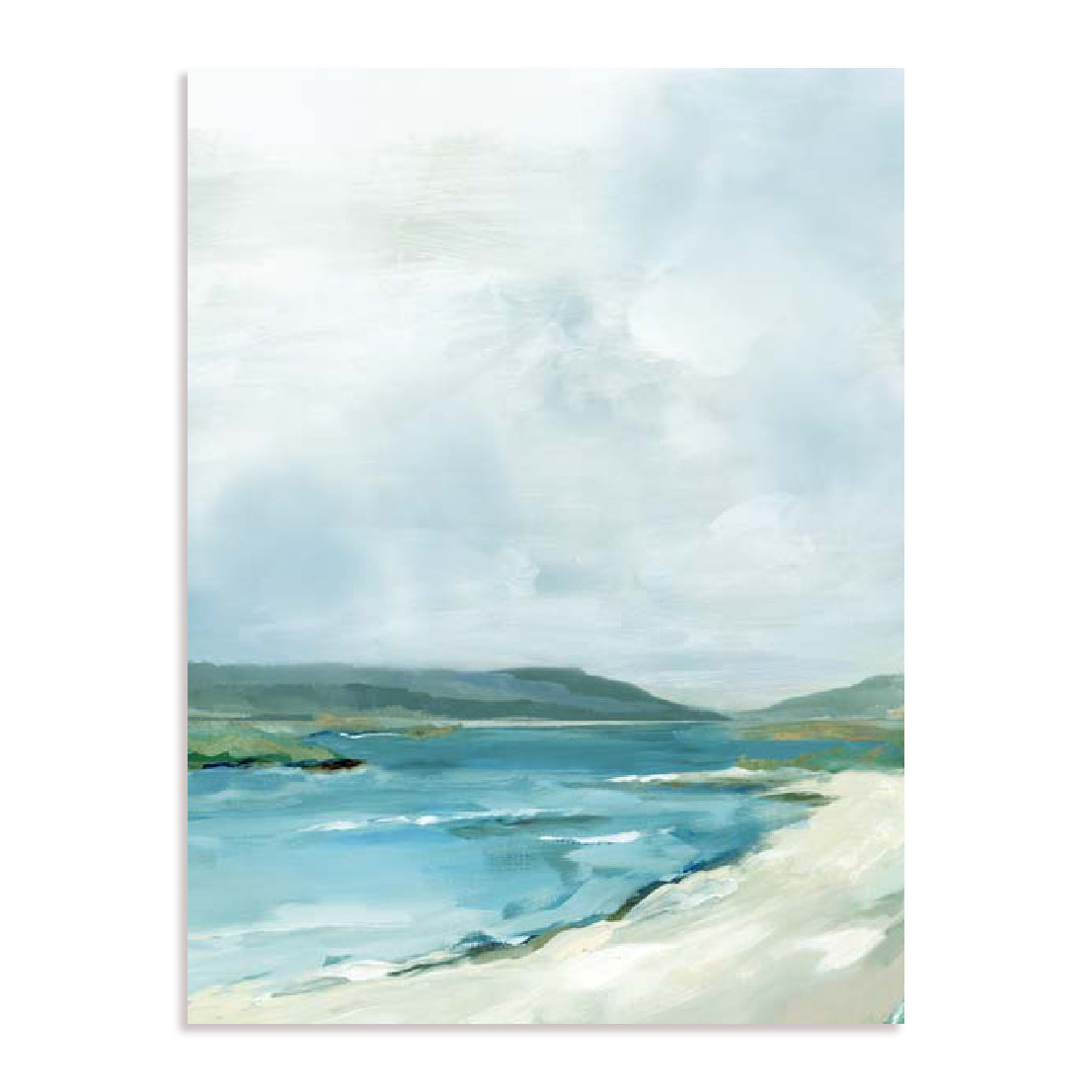 Blue Coastal Beauty Wall Art