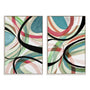 Summer Twist I And II Wall Art