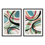 Summer Twist I And II Wall Art
