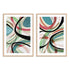 Summer Twist I And II Wall Art