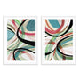 Summer Twist I And II Wall Art