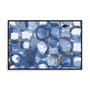 Blue Merge Circles Wall Art