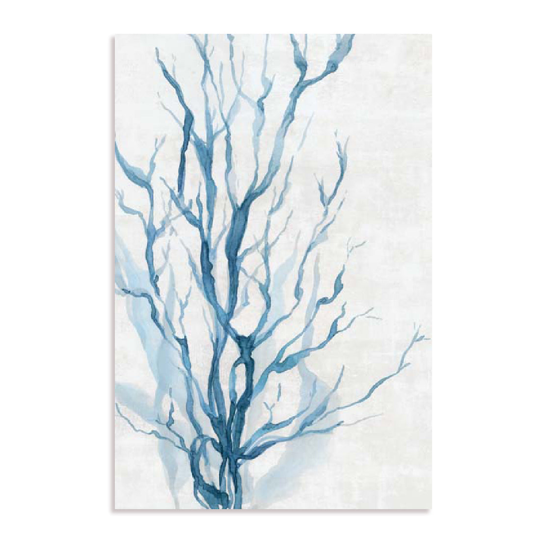 Oceanic Blue Seaweed Wall Art