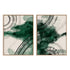 Emerald Dust I And II Wall Art