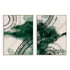 Emerald Dust I And II Wall Art