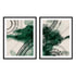 Emerald Dust I And II Wall Art