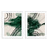 Emerald Dust I And II Wall Art