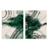 Emerald Dust I And II Wall Art
