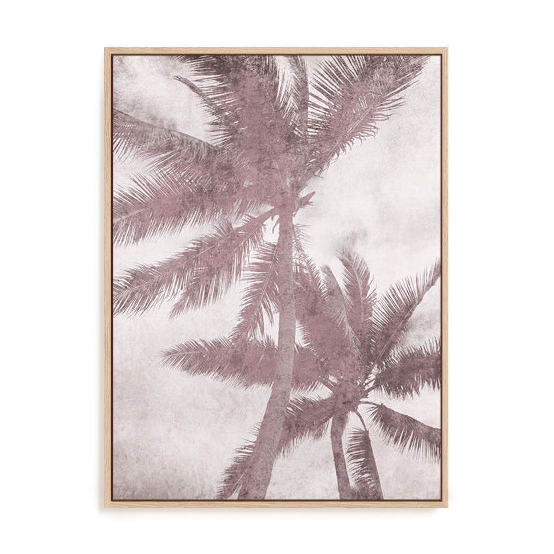 Beachscape Pink Palms I Wall Art