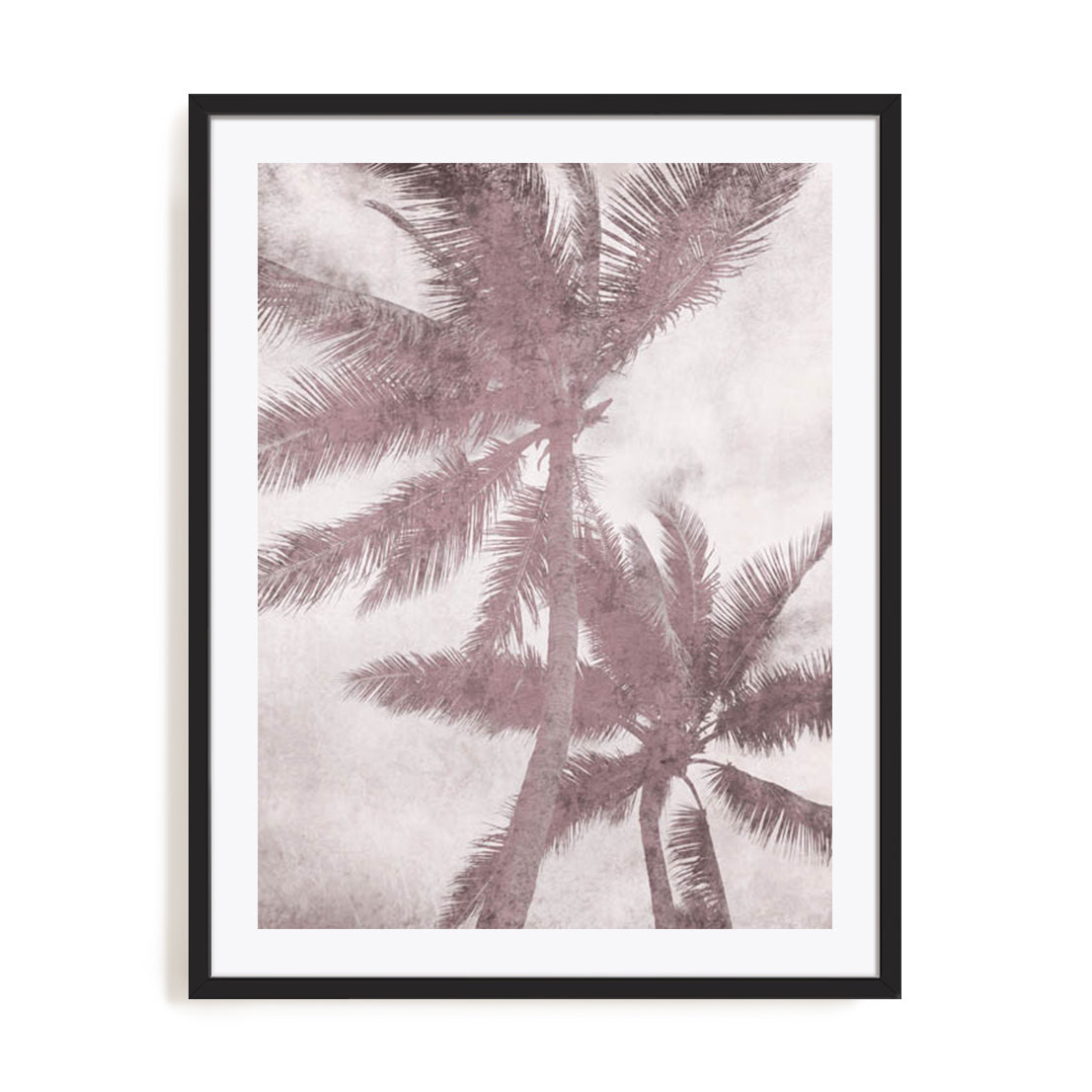 Beachscape Pink Palms I Wall Art