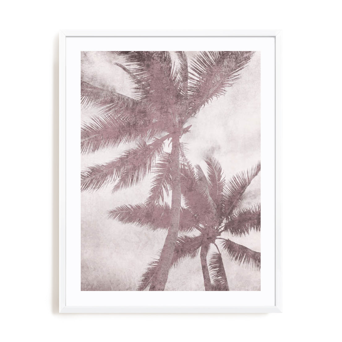Beachscape Pink Palms I Wall Art