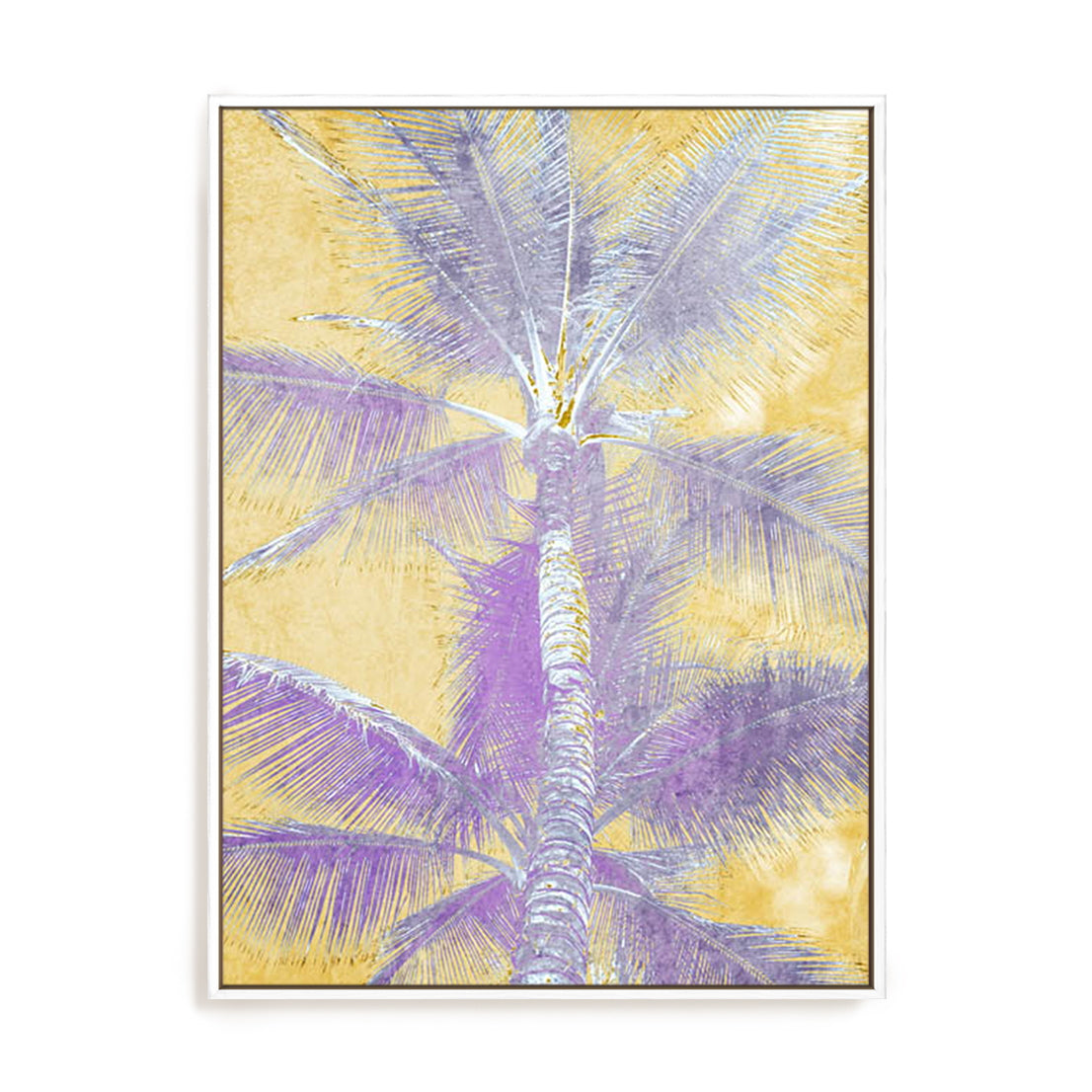 Beachscape Purple Palms Wall Art