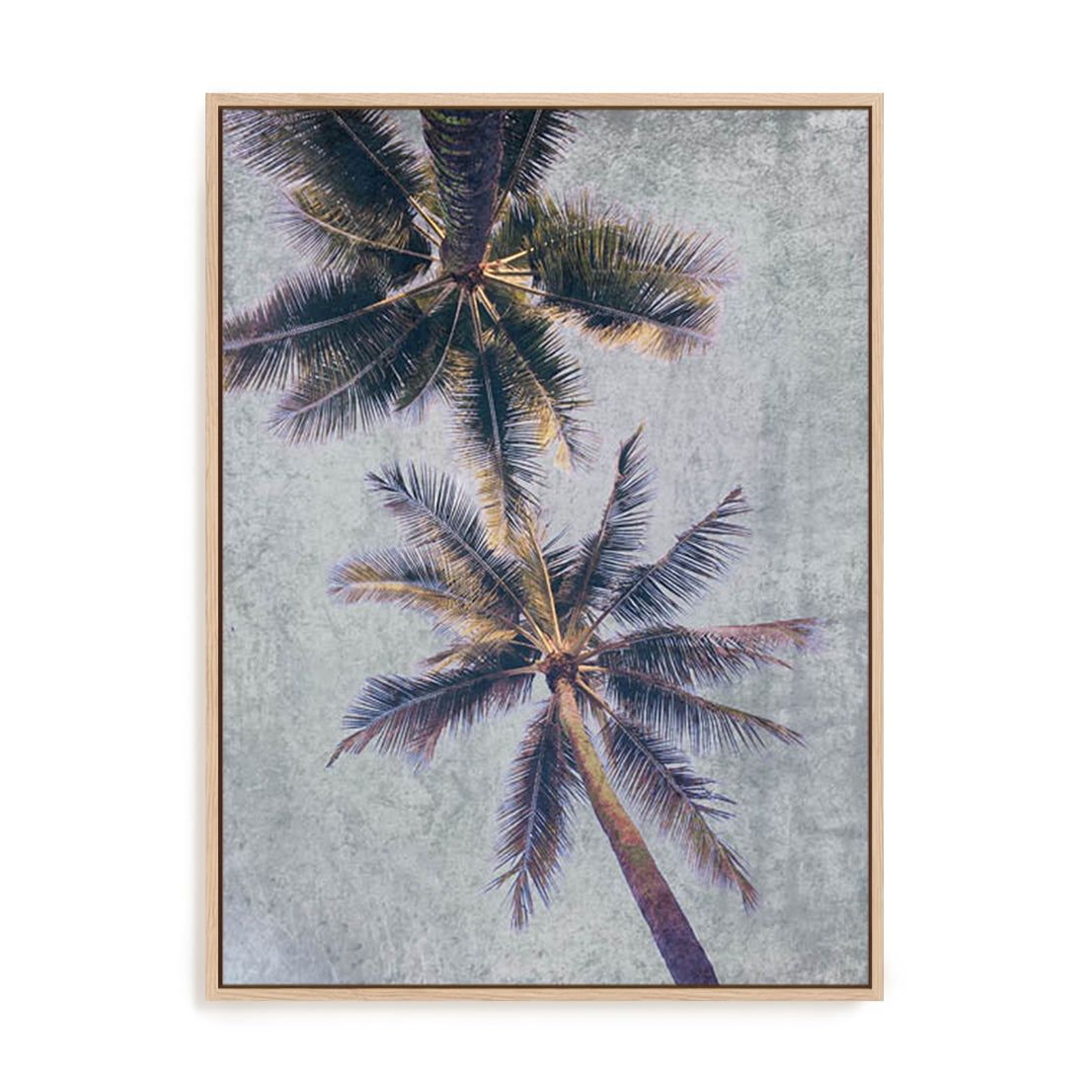 Beachscape Brown Palms Wall Art