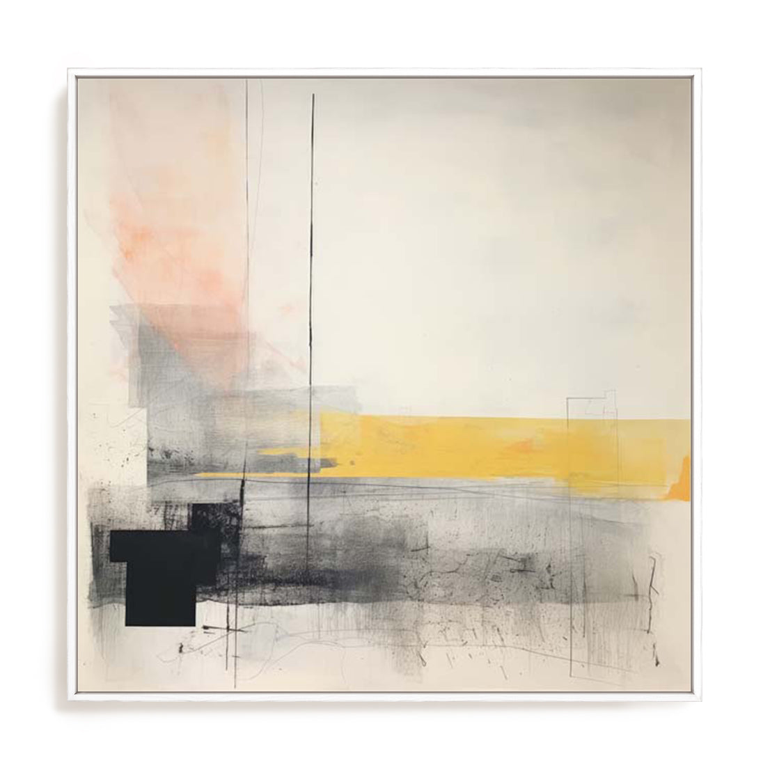 The Melody And Vibes Contemporary Landscape I Wall Art