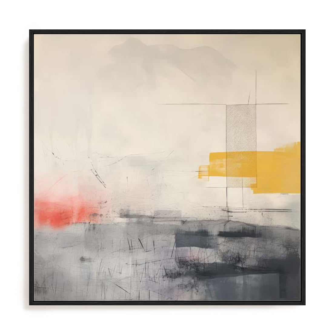 The Melody And Vibes Contemporary Landscape II Wall Art