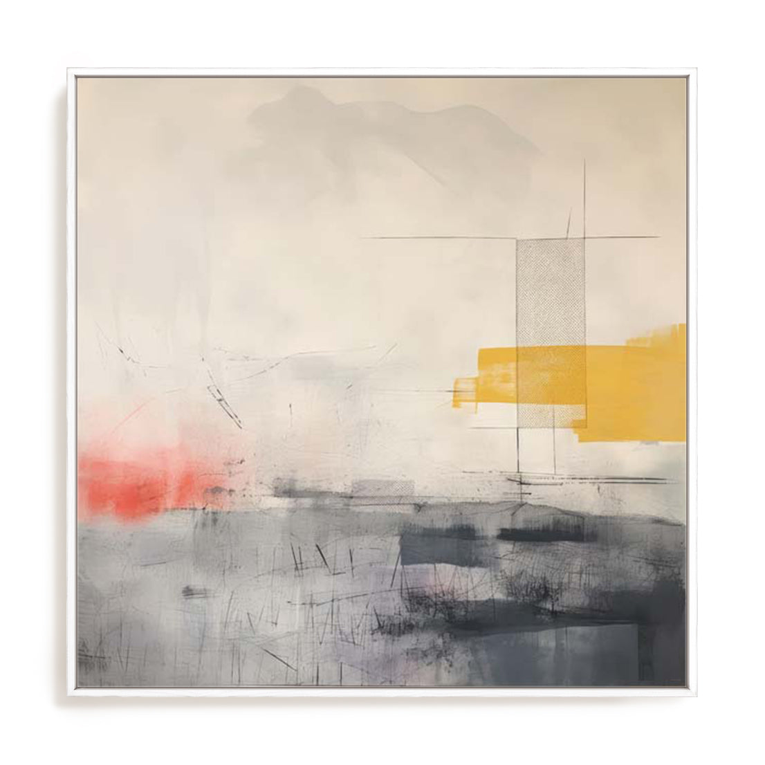 The Melody And Vibes Contemporary Landscape II Wall Art