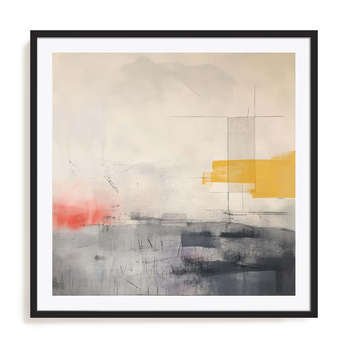 The Melody And Vibes Contemporary Landscape II Wall Art