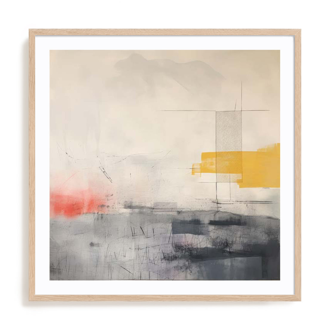 The Melody And Vibes Contemporary Landscape II Wall Art