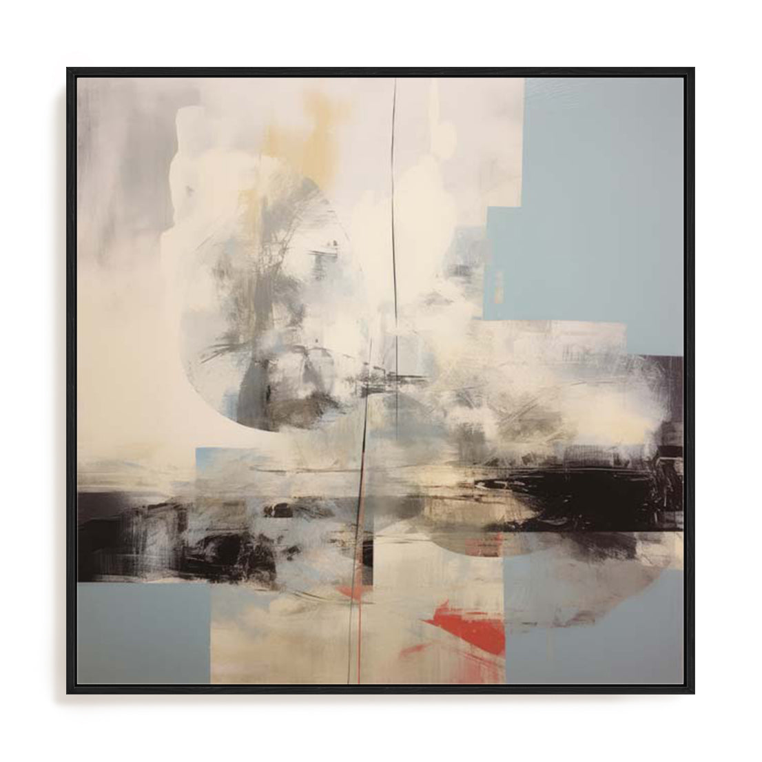 In The Blue Mist I Wall Art