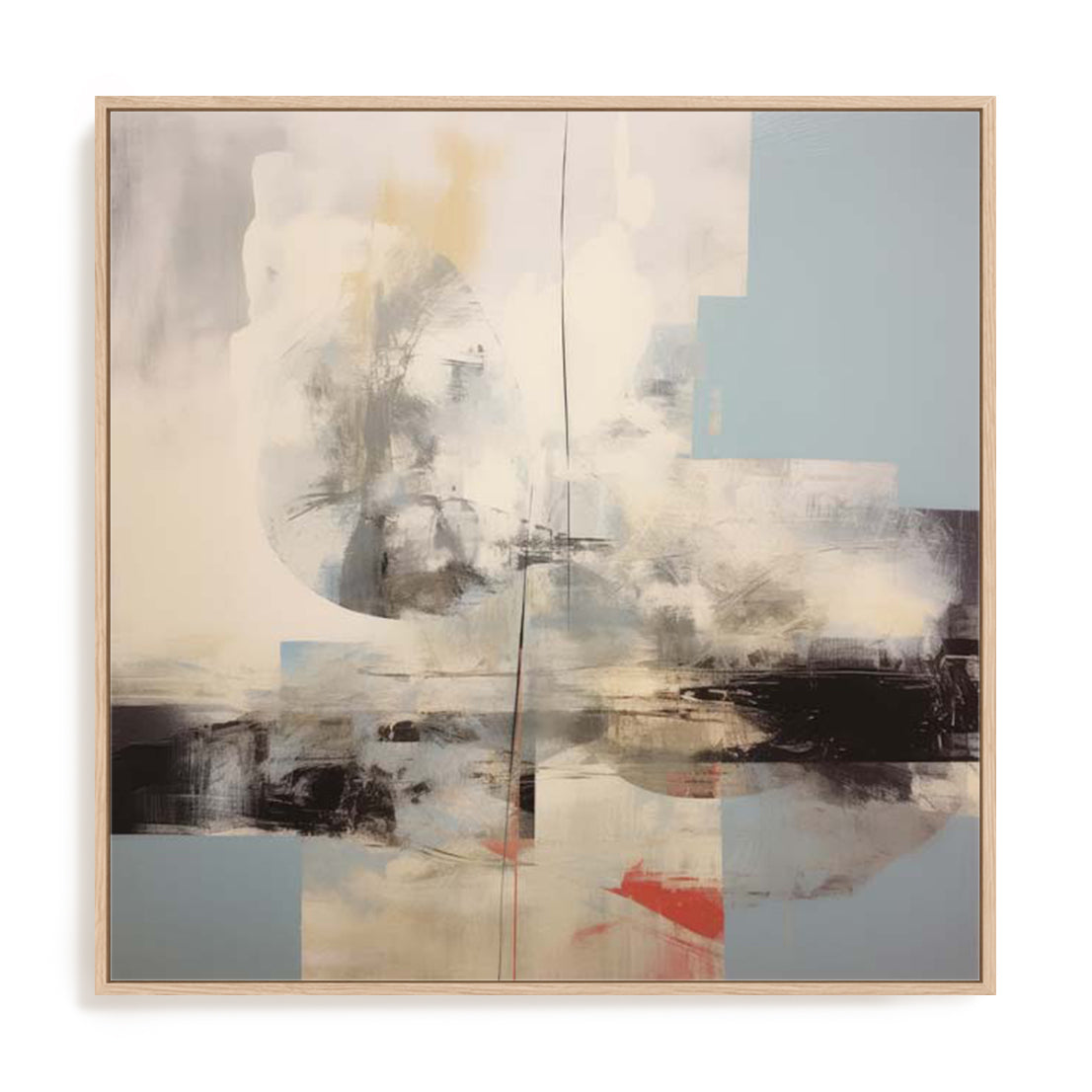 In The Blue Mist I Wall Art