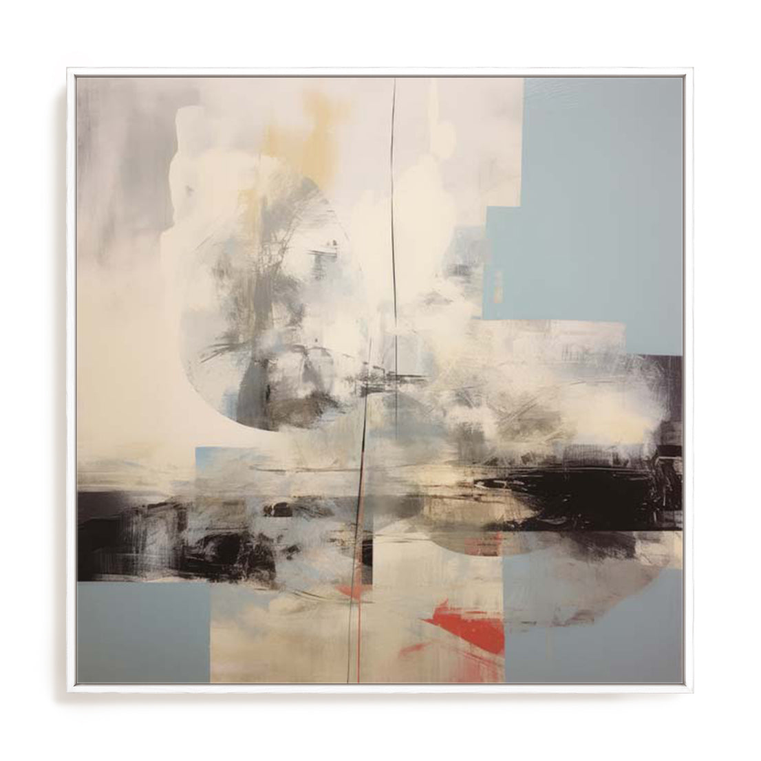 In The Blue Mist I Wall Art