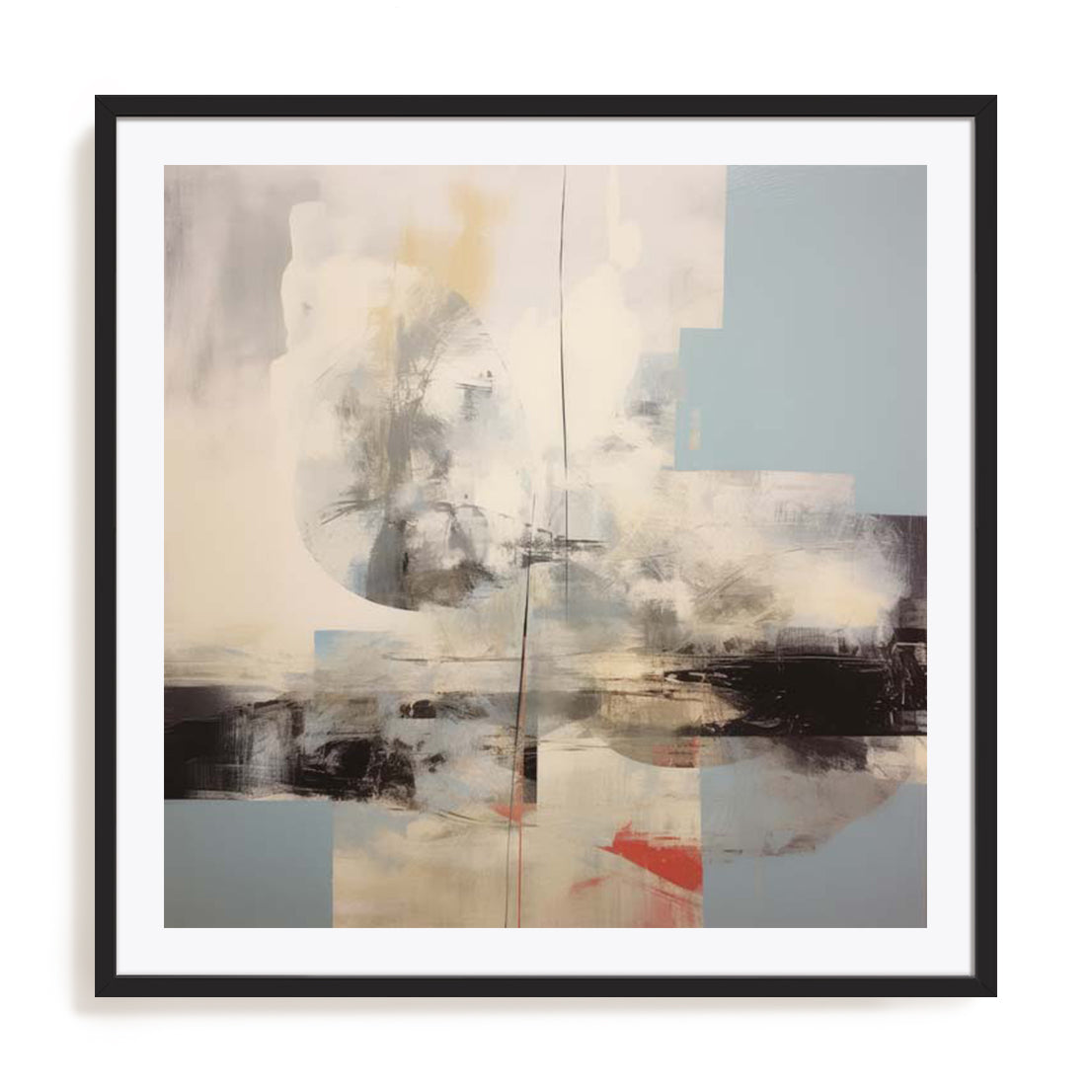 In The Blue Mist I Wall Art