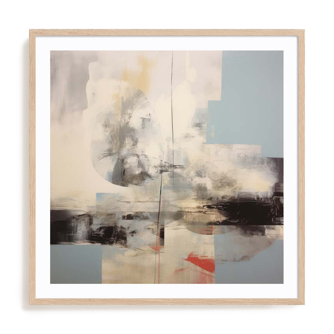In The Blue Mist I Wall Art