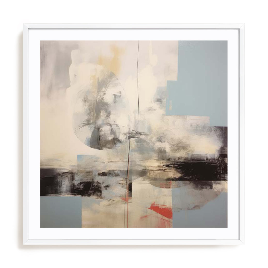 In The Blue Mist I Wall Art