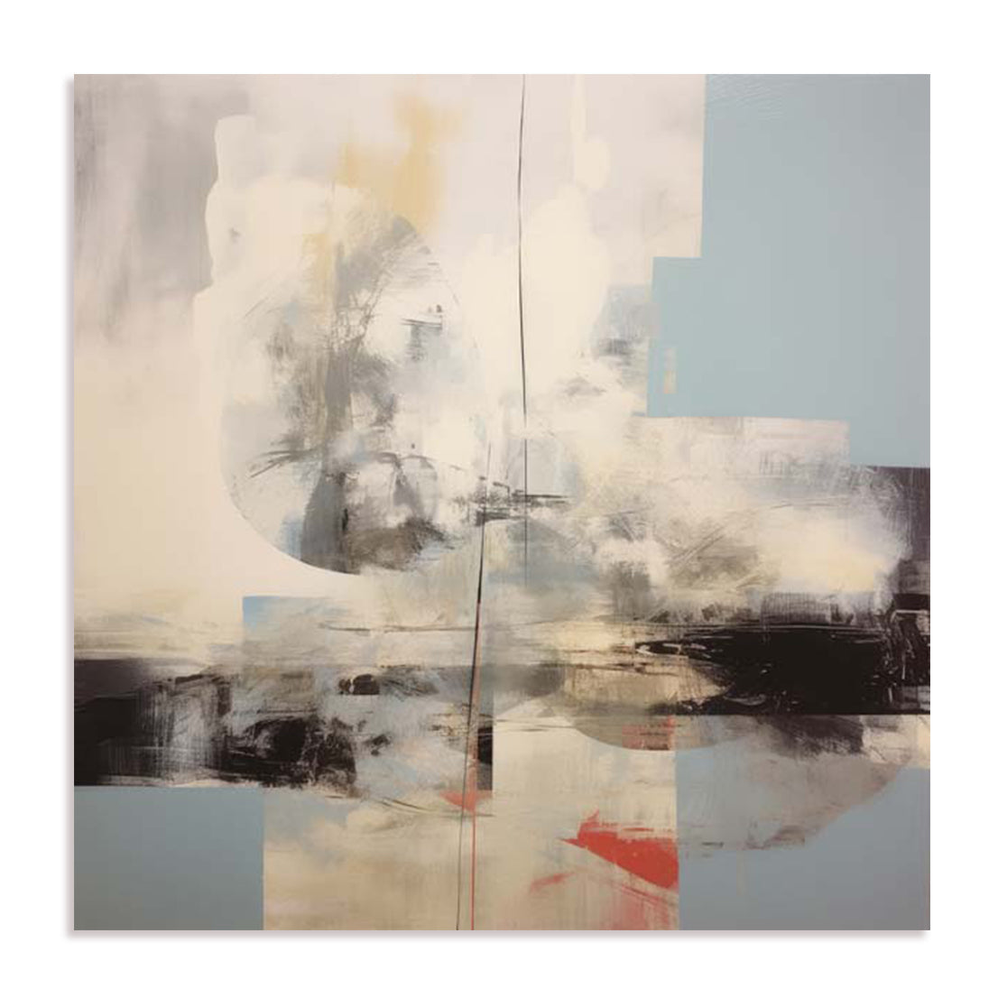 In The Blue Mist I Wall Art